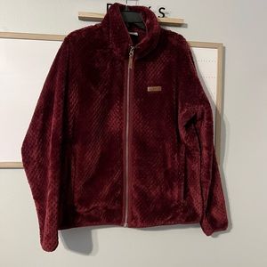 Columbia women’s fireside Sherpa jacket XL